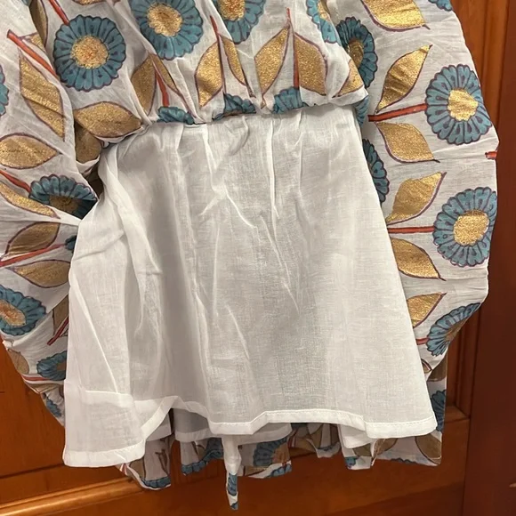 Oliphant Flirty Ruffle Hem Mini Dress - Picture 9 of 9